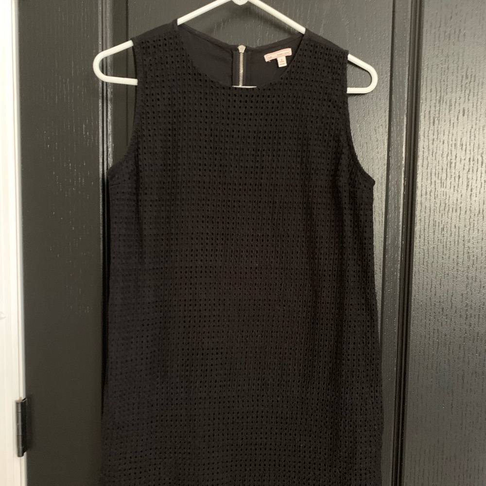 GAP Black Eyelet Dress with Pockets
